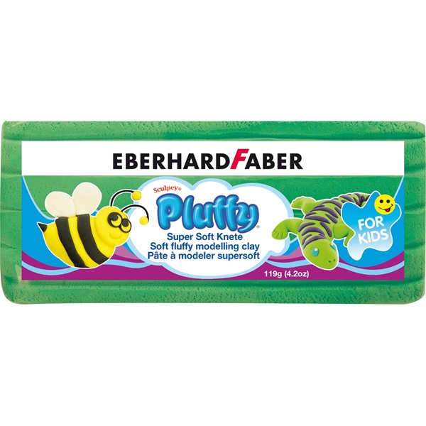 Eberhard Faber gyurma Pluffy 119gr zöld, extra puha