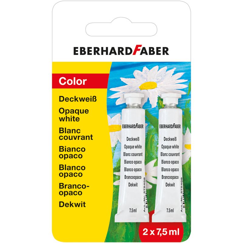 Eberhard Faber tempera fehér 2x7,5ml