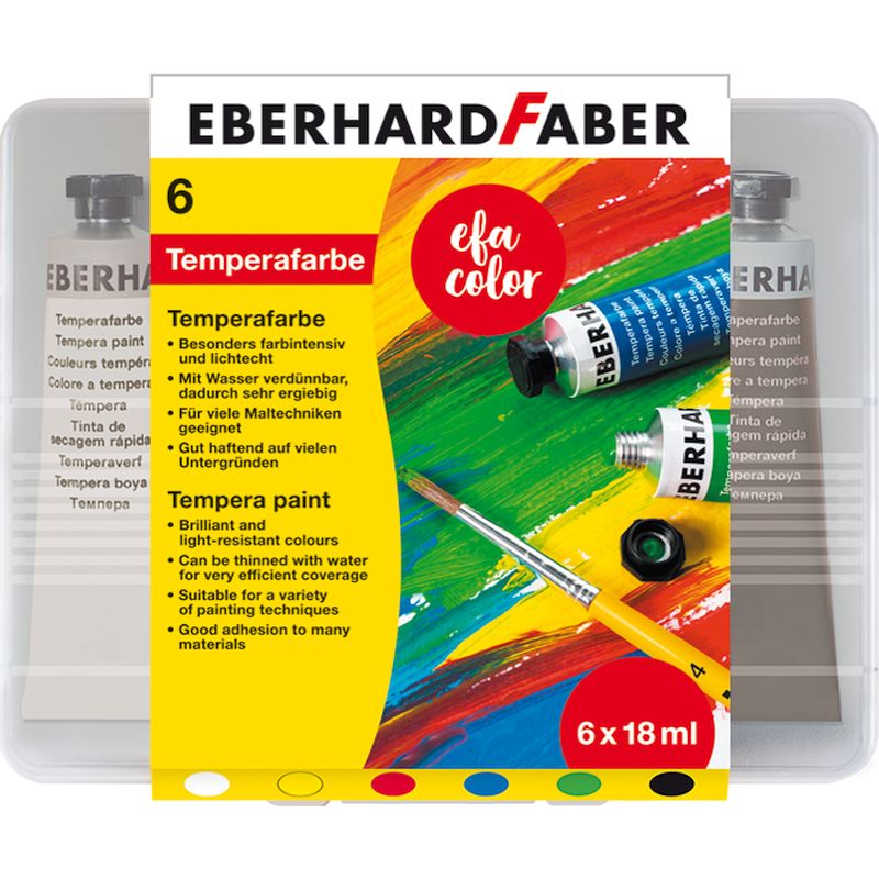 Eberhard Faber tempera készlet 6db-os 18ml