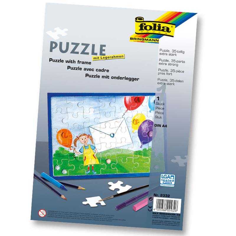 Folia puzzle A4 35részes keretes