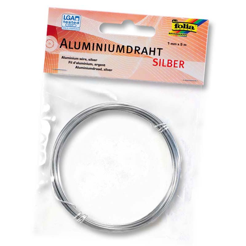 Folia aluminium huzal 1mmx5m ezüst