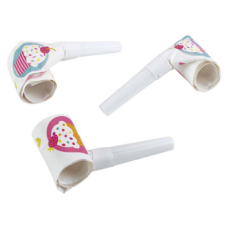 Amscan síp 23cm 6db Cupcake