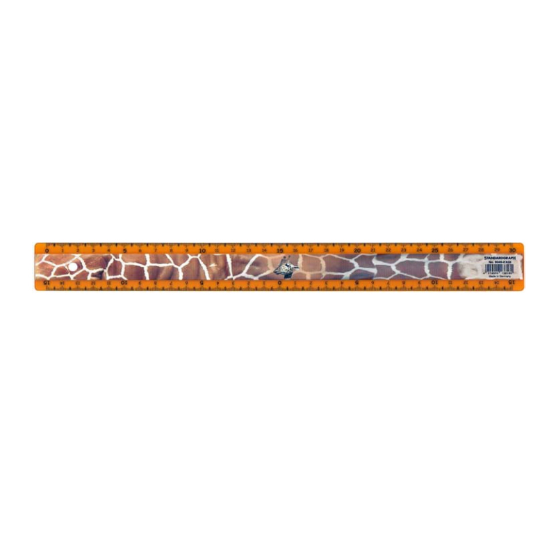 Standardgraph iskolai flexibilis vonalzó 30cm Twist&swing zsiráf